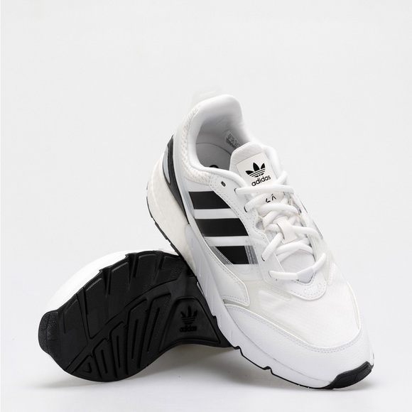 adidas Shoes - Adidas 1k ZX Boost white / back / goldmt shoes size 8 women’s